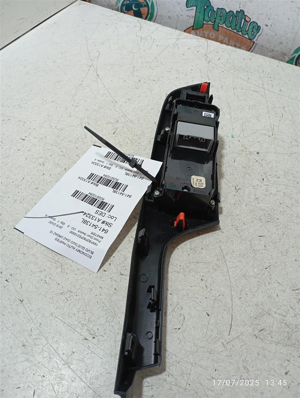 Used 2015 Honda CIVIC US market - Stock #A13324