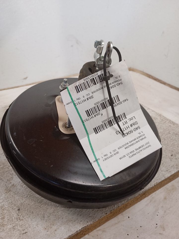 2016 Honda ODYSSEY Power Brake Booster