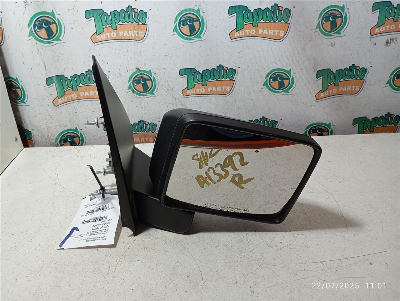 Used 2007 Ford FORD F150 PICKUP Side View Mirror - Stock #A13392