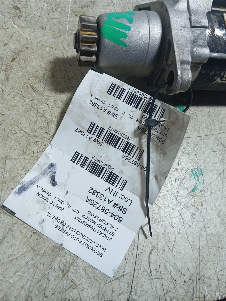 2006 Scion SCION TC Starter Motor