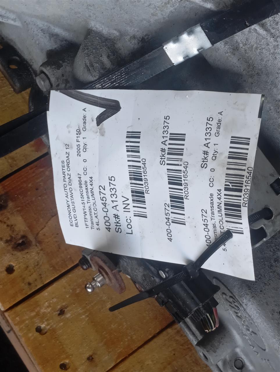 2005 FORD F150 PICKUP Ford Transmiss,Transaxle
