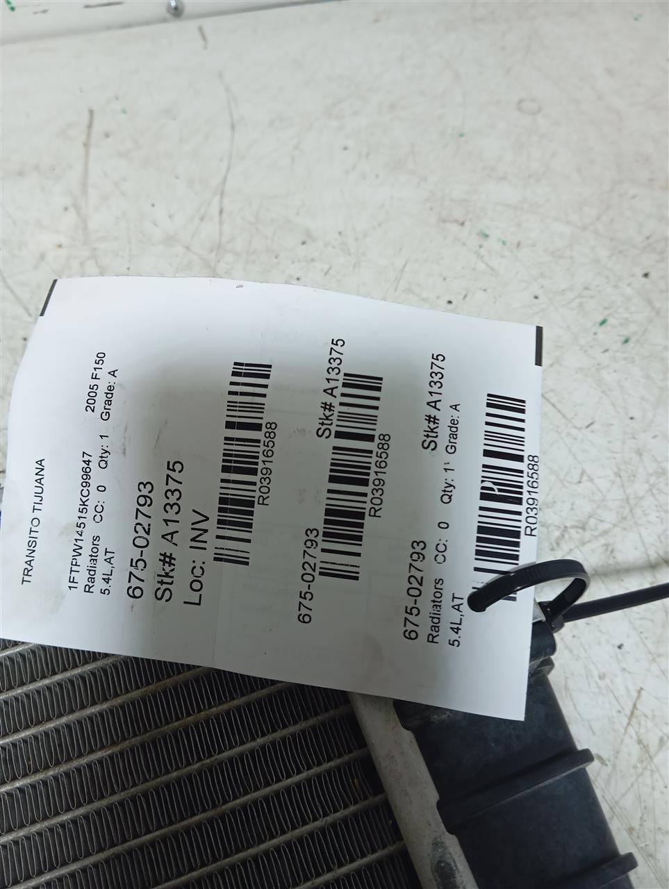 2005 FORD F150 PICKUP Ford Radiators