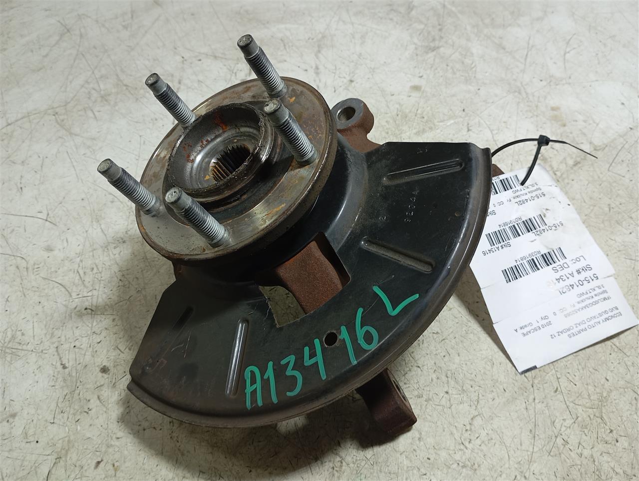 2010 Ford ESCAPE Spindle Knuckle, Fr