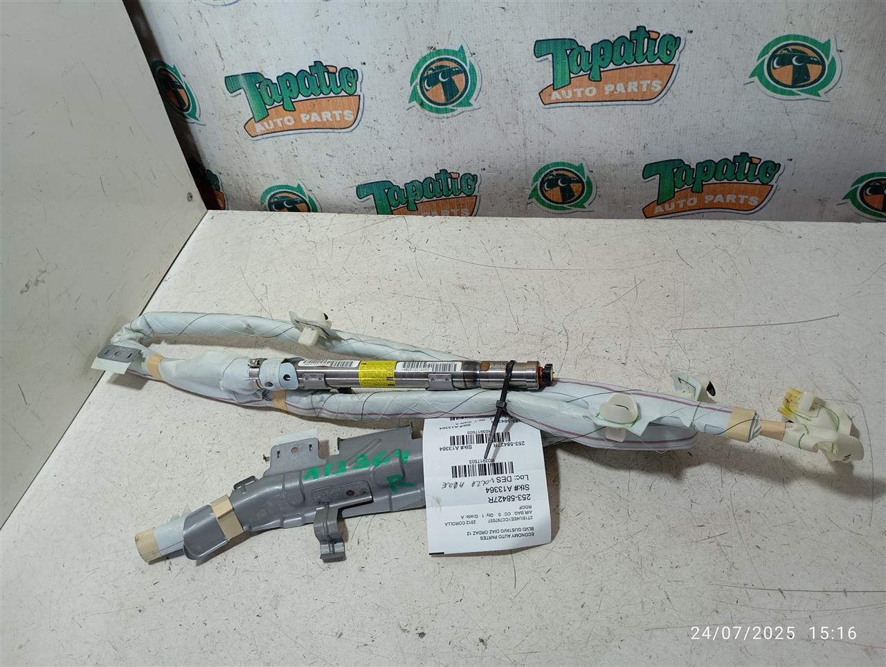 2012 Toyota COROLLA Air Bag