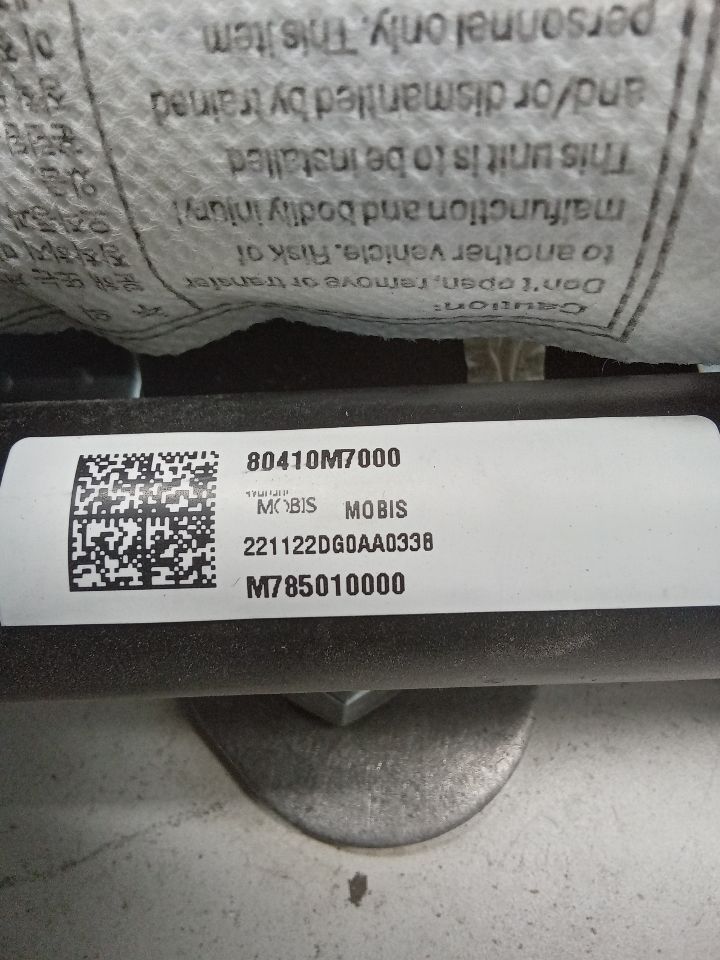 2023 FORTE Kia Air Bag