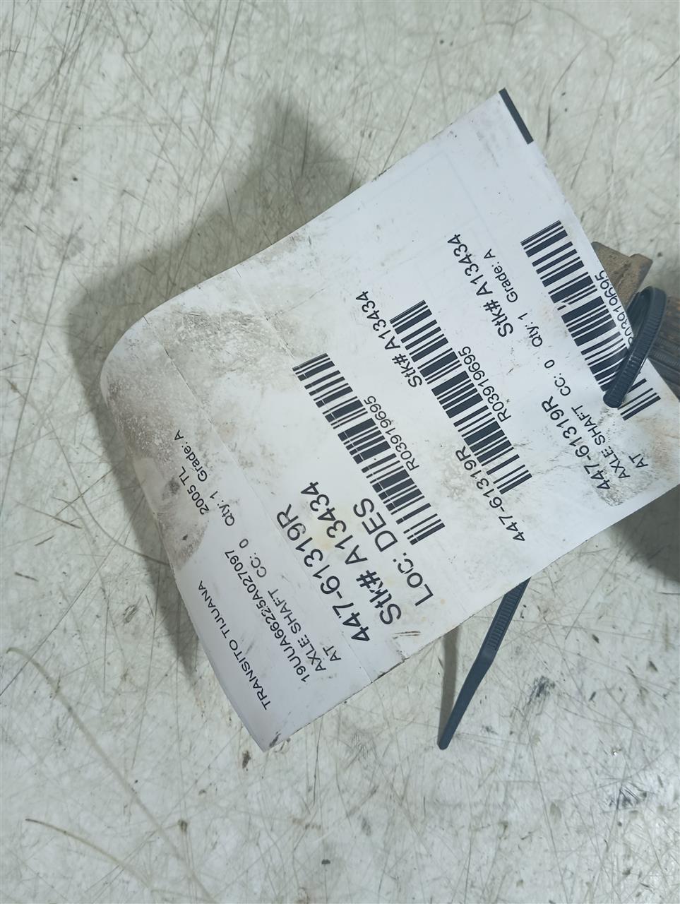2005 Acura TL Axle Shaft