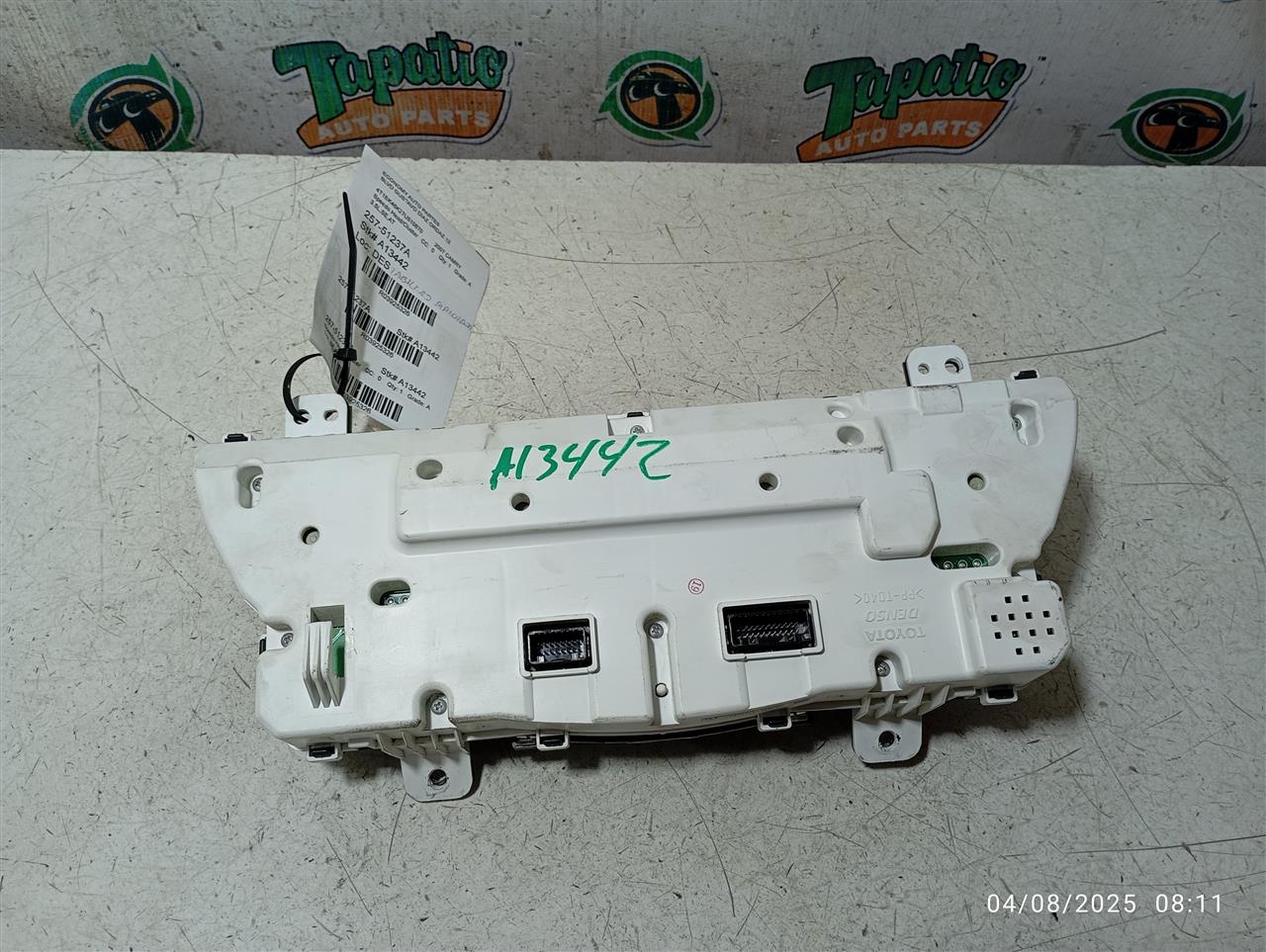 Used 2007 Toyota CAMRY Speedo Head/Cluster - Stock #A13442