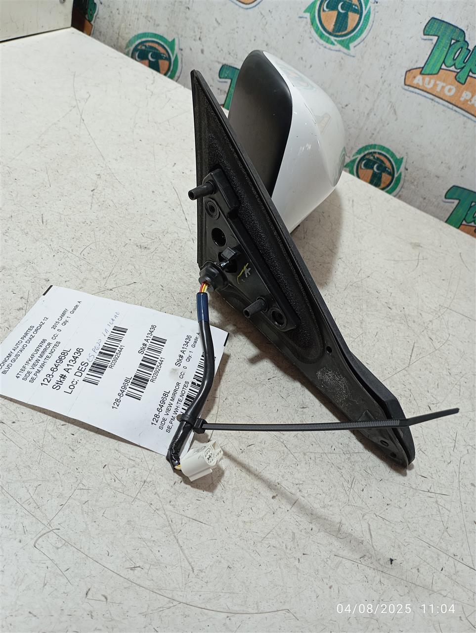 Used 2015 Toyota CAMRY Side View Mirror - Stock #A13436