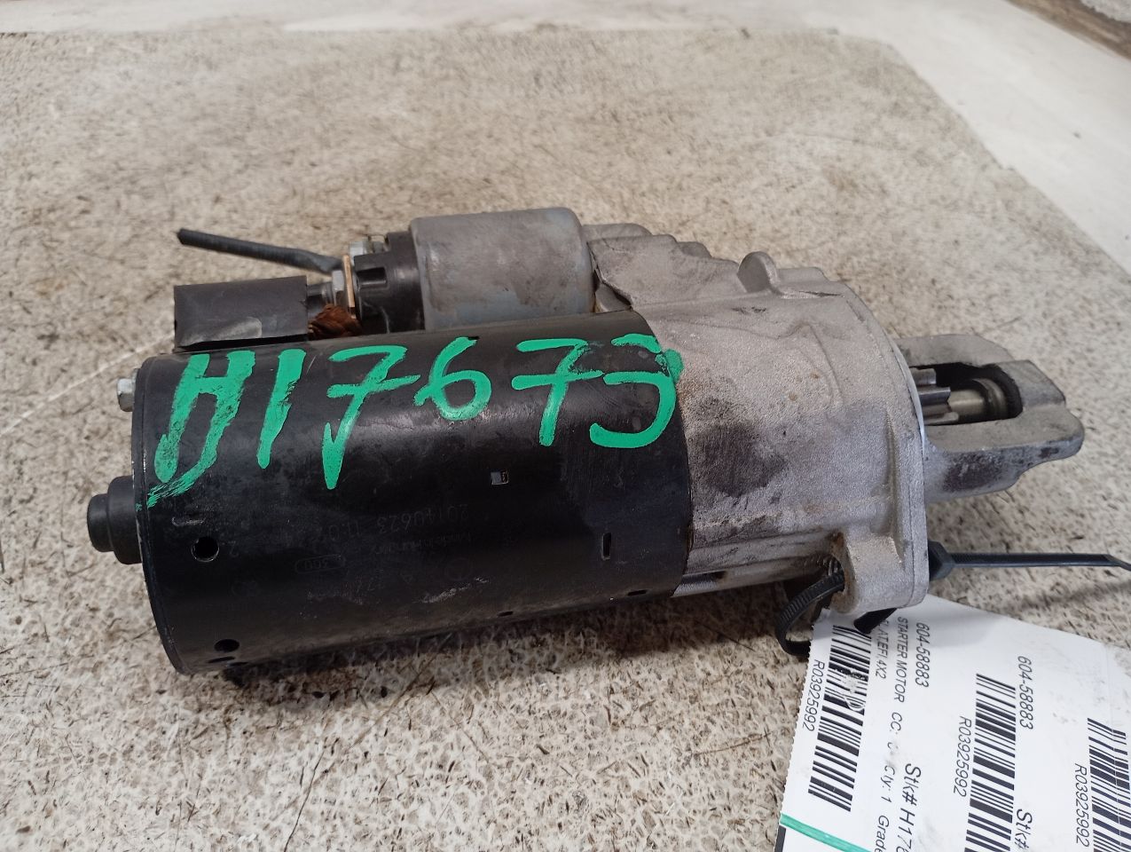 2015 Mercedes-Benz MERCEDES GLK-CLASS Starter Motor