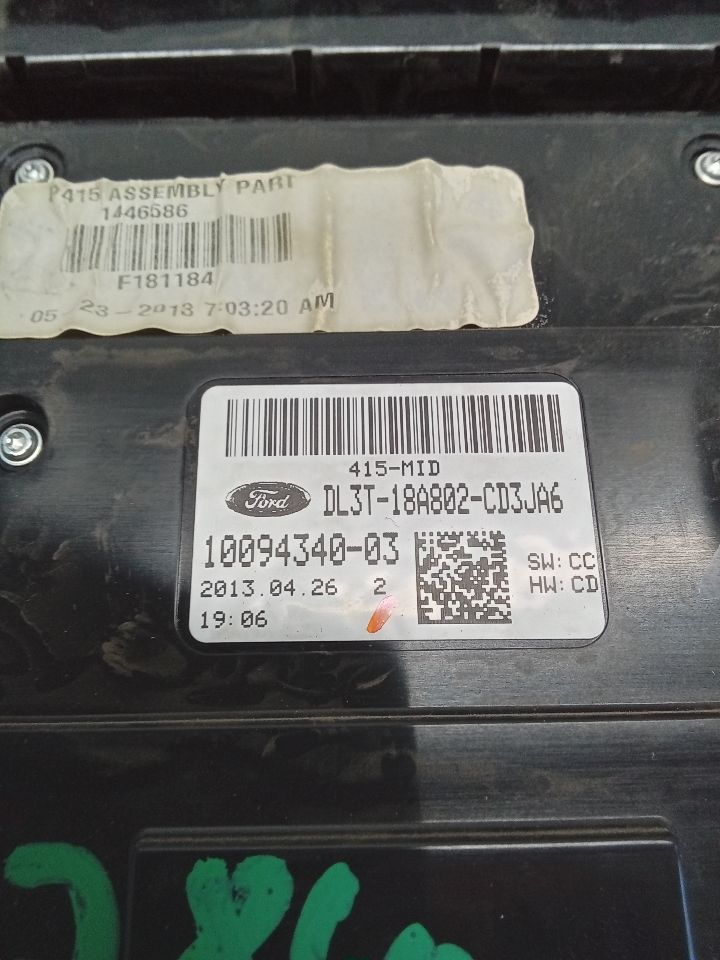 Used 2013 Ford FORD F150 PICKUP Radio Audio - Stock #H17485
