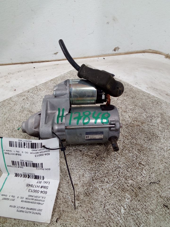 2017 Lexus LEXUS IS200T Starter Motor