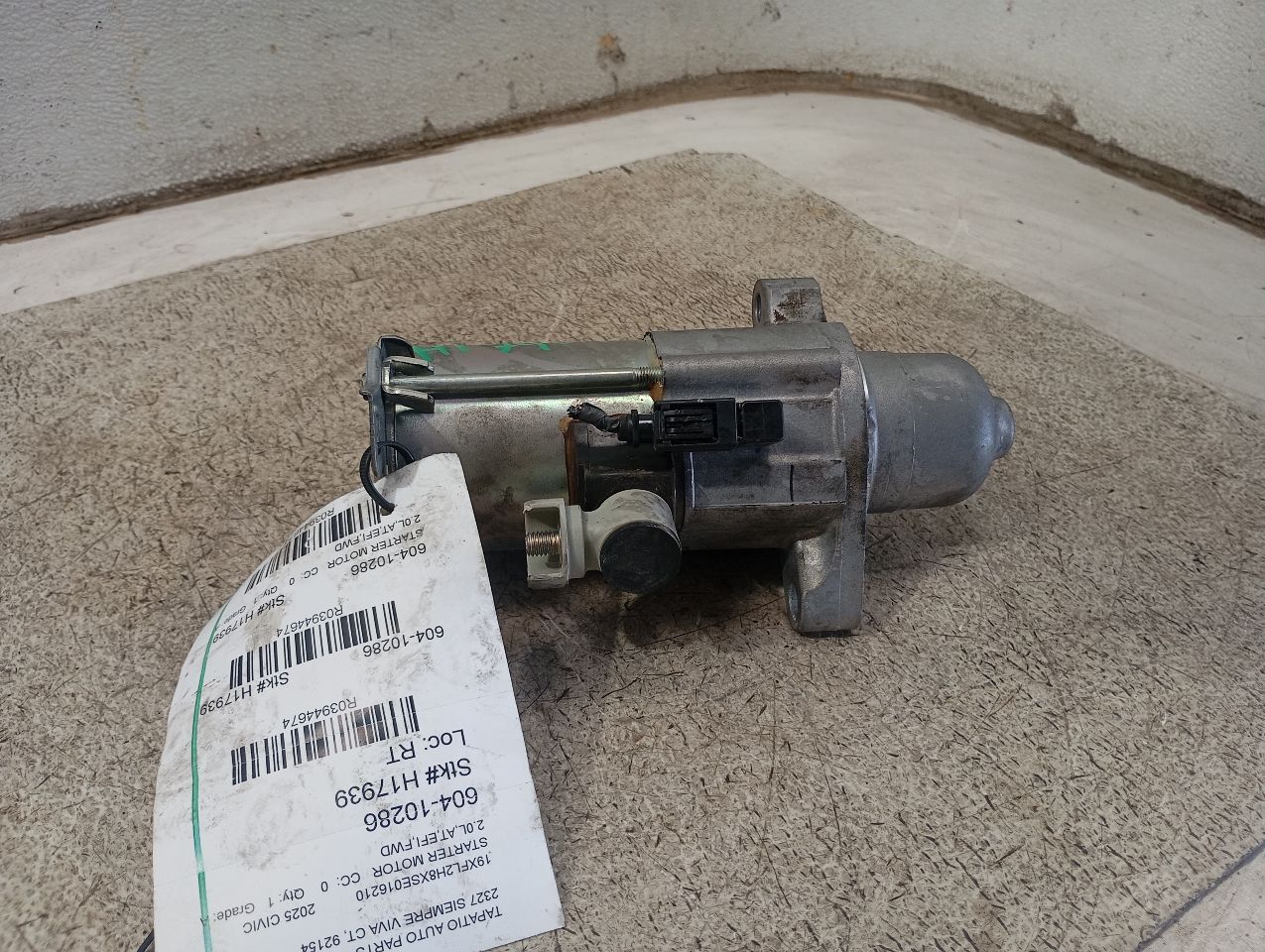 2025 CIVIC Honda Starter Motor