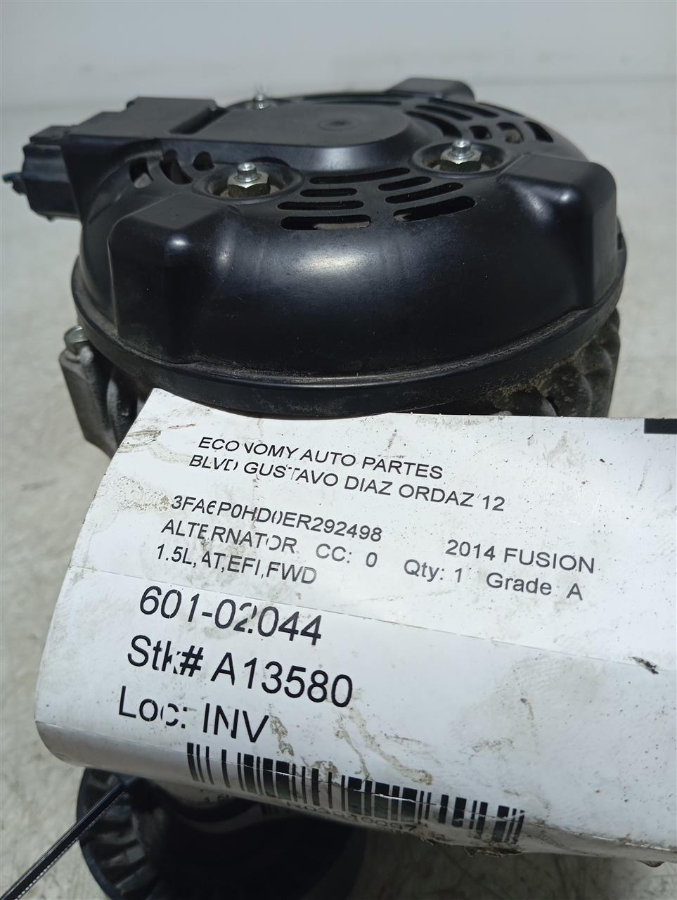 Used 2014 Ford FUSION Alternator - Stock #A13580