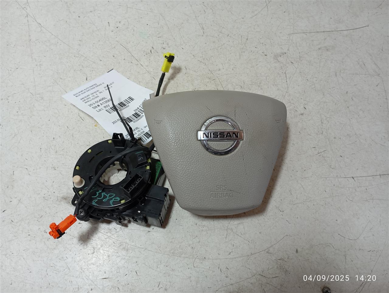 2016 Nissan QUEST Air Bag