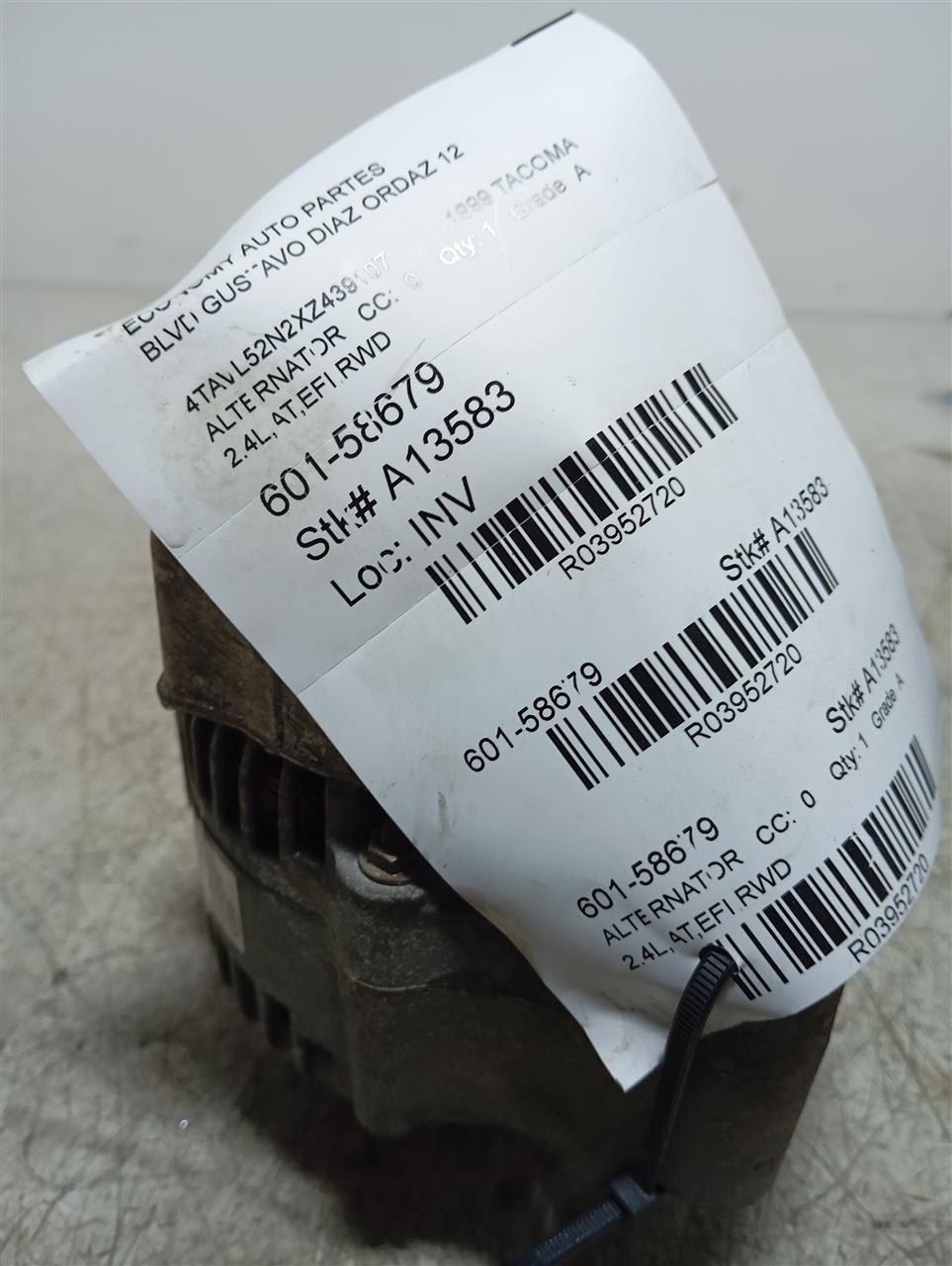 1999 Toyota TACOMA Alternator