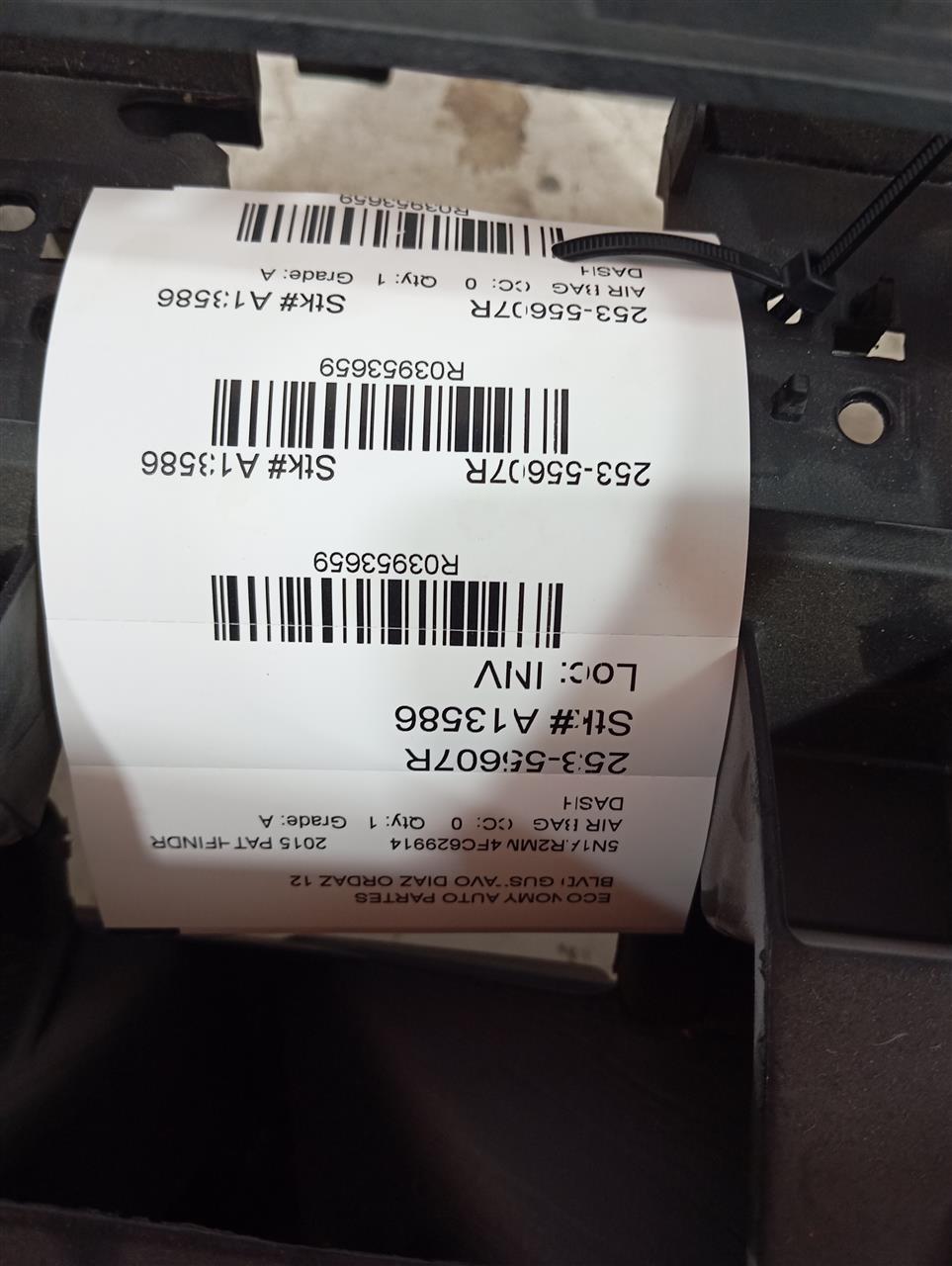 2015 Nissan PATHFINDER Air Bag