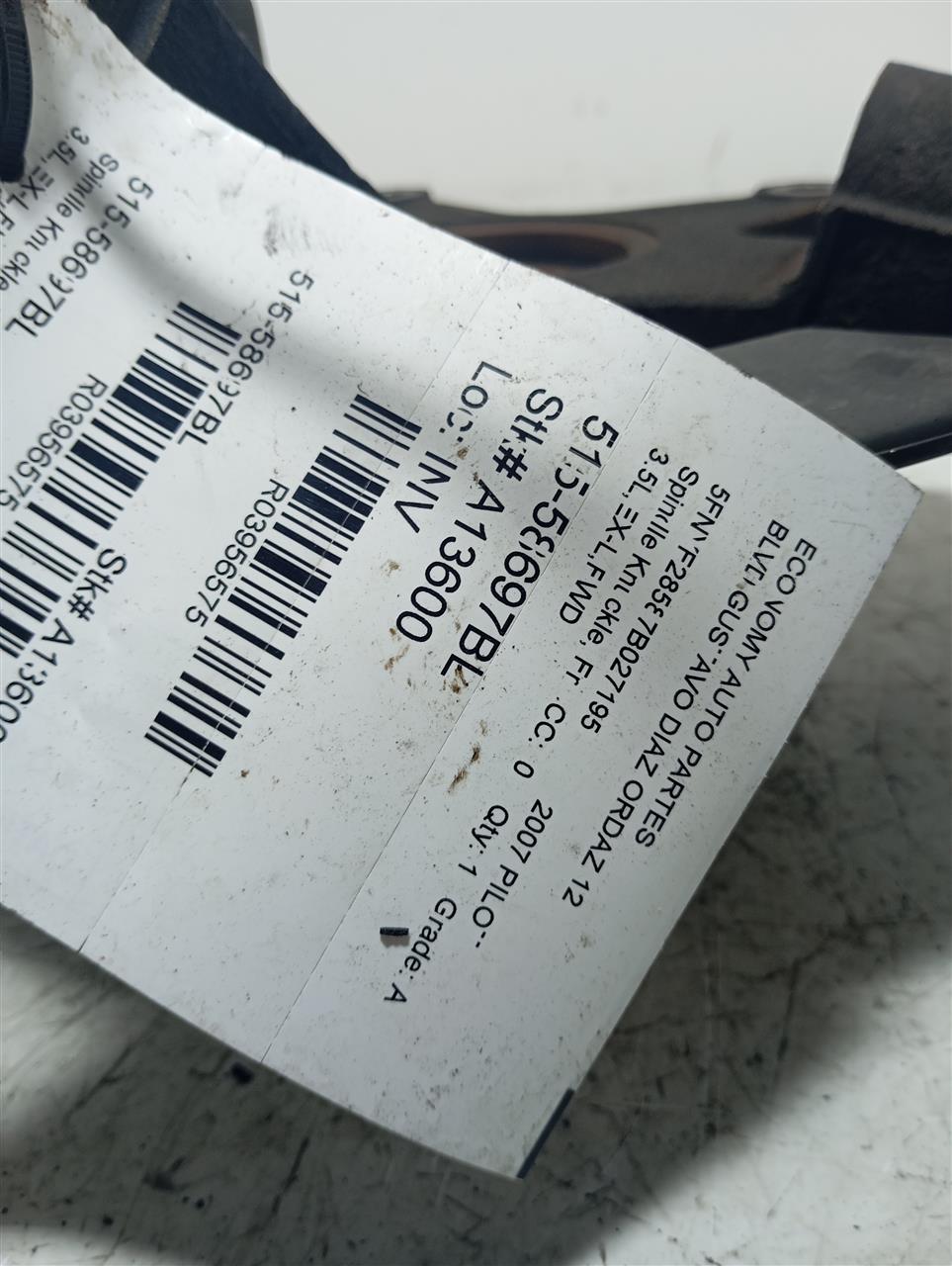 2007 Honda PILOT Spindle Knuckle, Fr