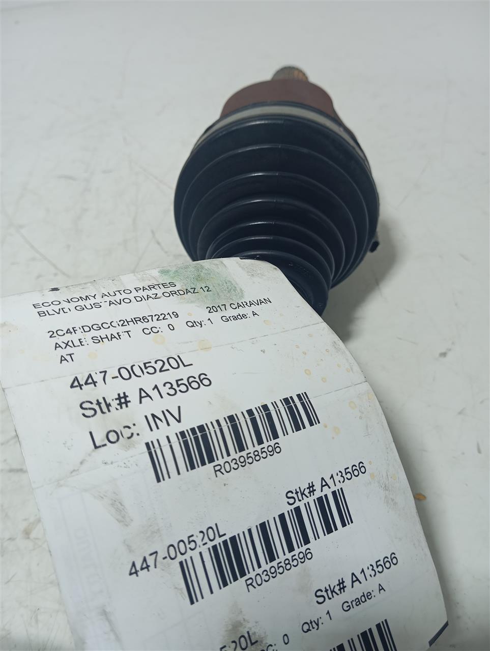 2017 Chrysler CARAVAN Axle Shaft