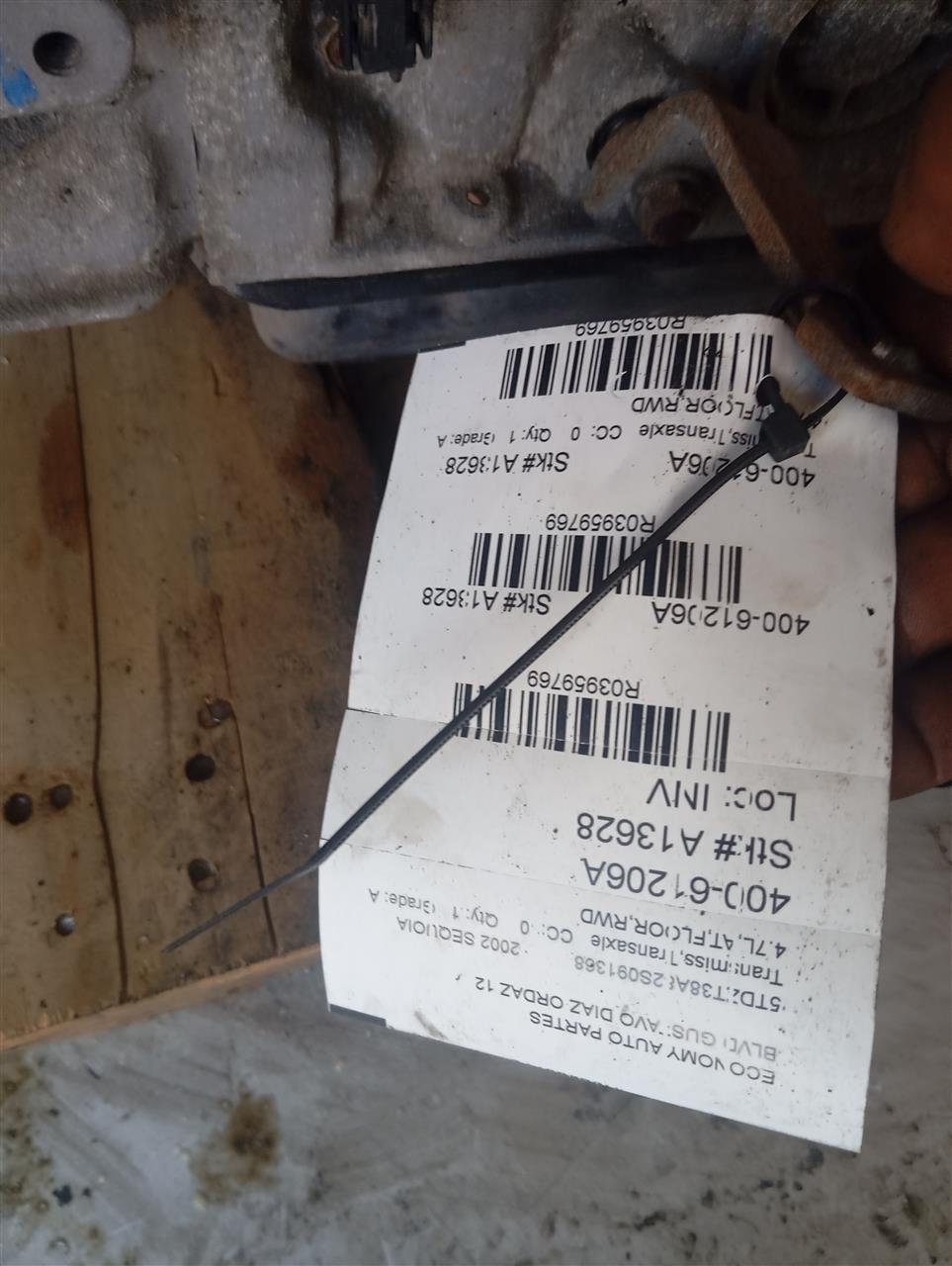 2002 SEQUOIA Toyota Transmiss,Transaxle