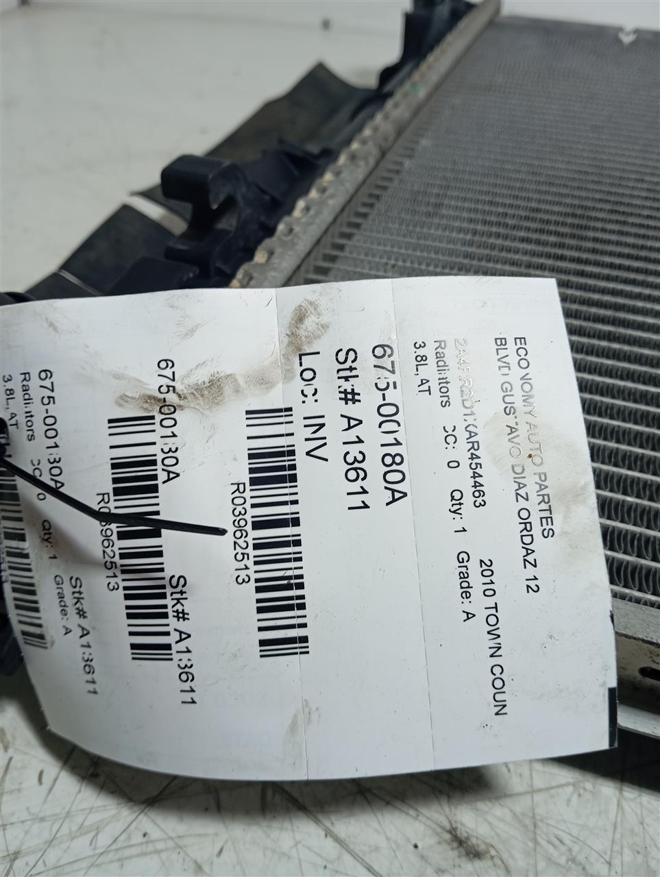2010 Chrysler TOWN & COUNTRY Radiators
