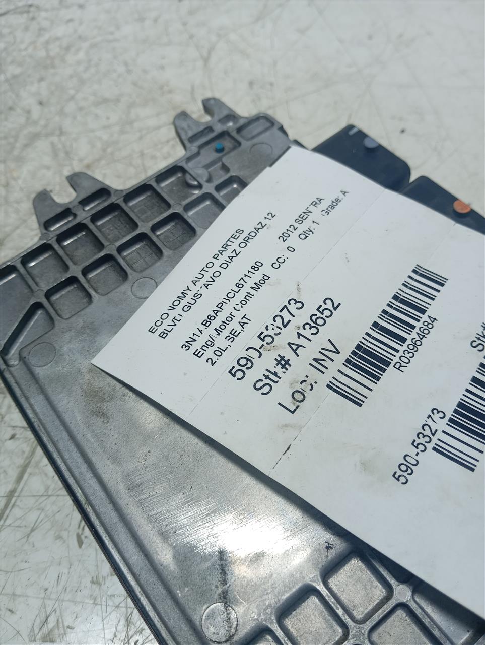 2012 Nissan SENTRA Eng/Motor Cont Mod