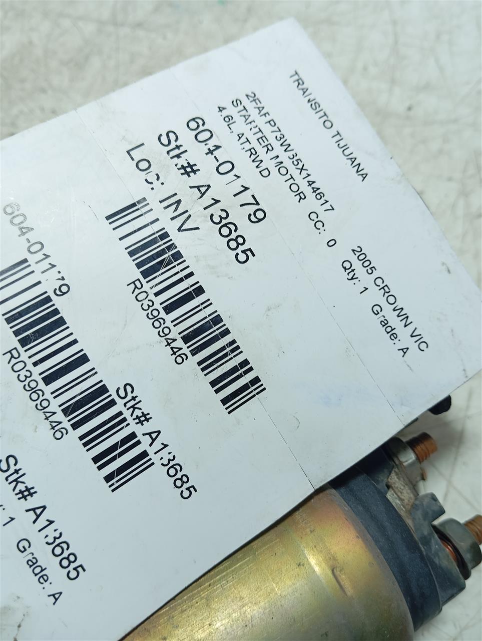 2005 Ford CROWN VICTORIA Starter Motor