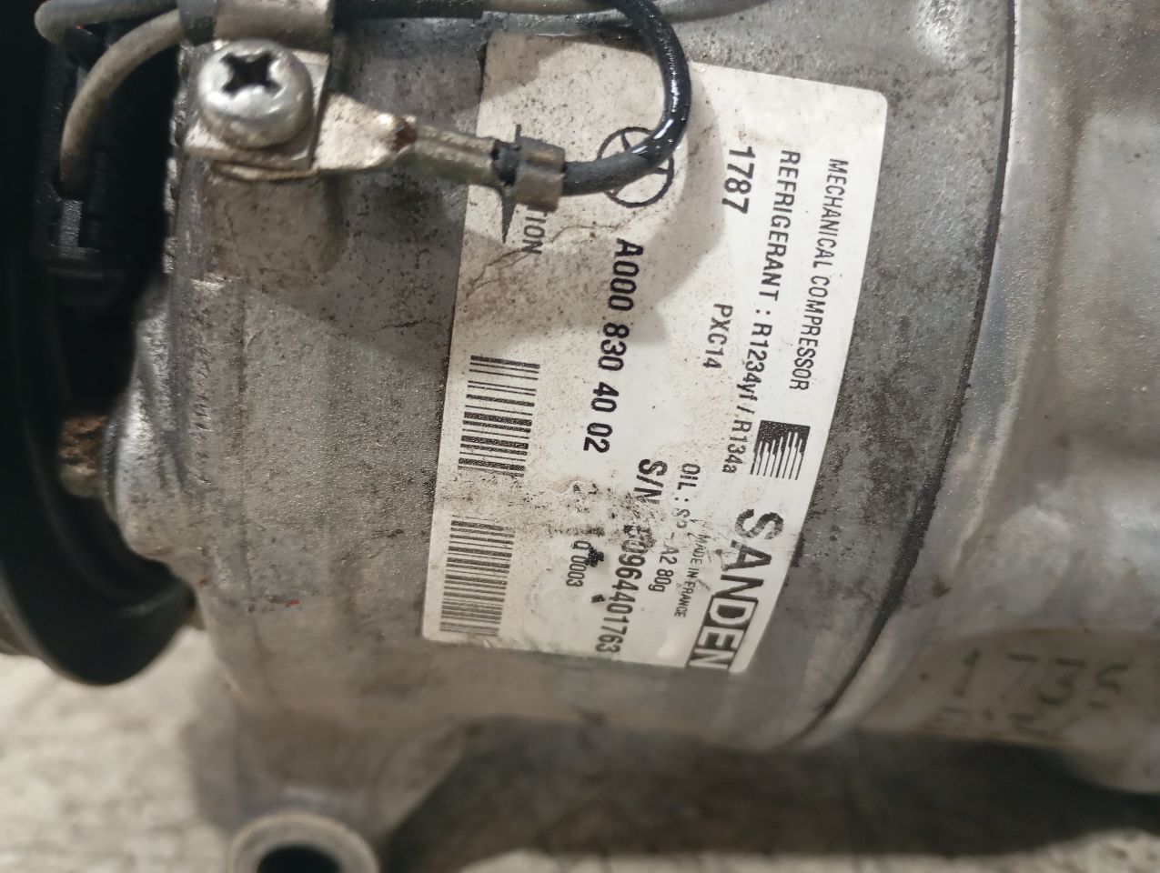 Used 2017 Mercedes-Benz MERCEDES C-CLASS AC Compressor - Stock #H18354
