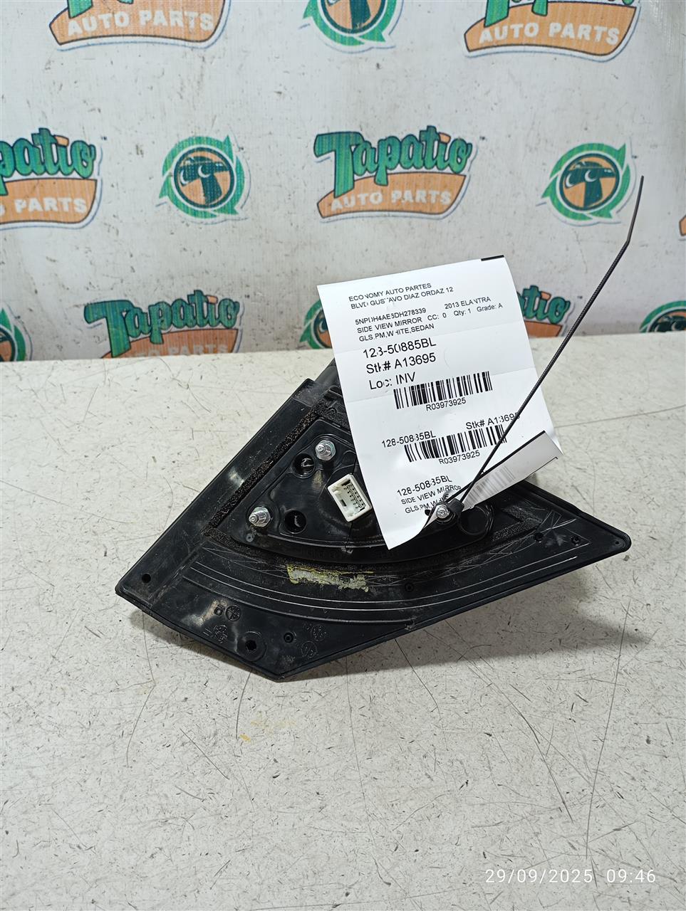 Used 2013 Hyundai ELANTRA Side View Mirror - Stock #A13695