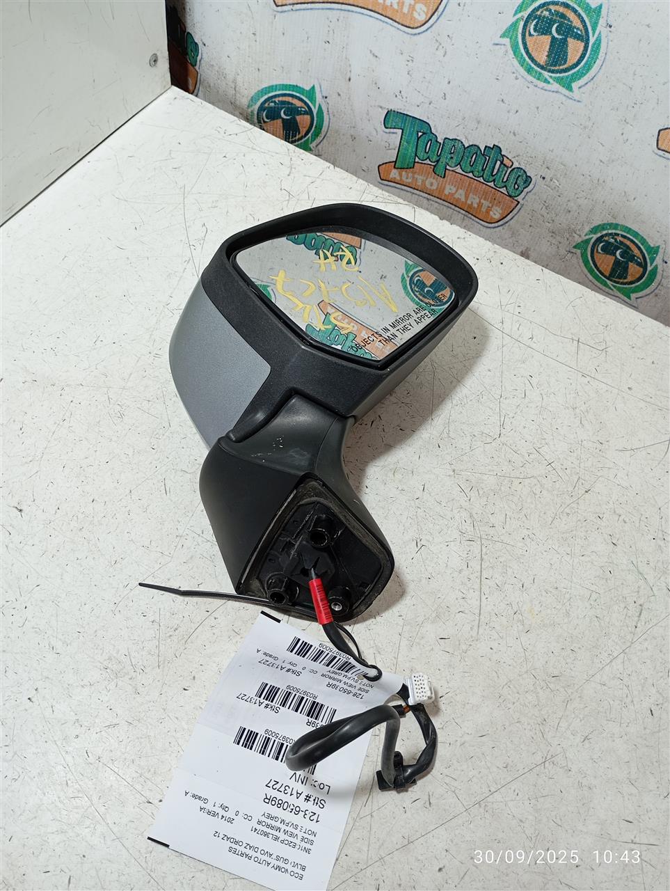 Used 2014 Nissan VERSA Side View Mirror - Stock #A13727