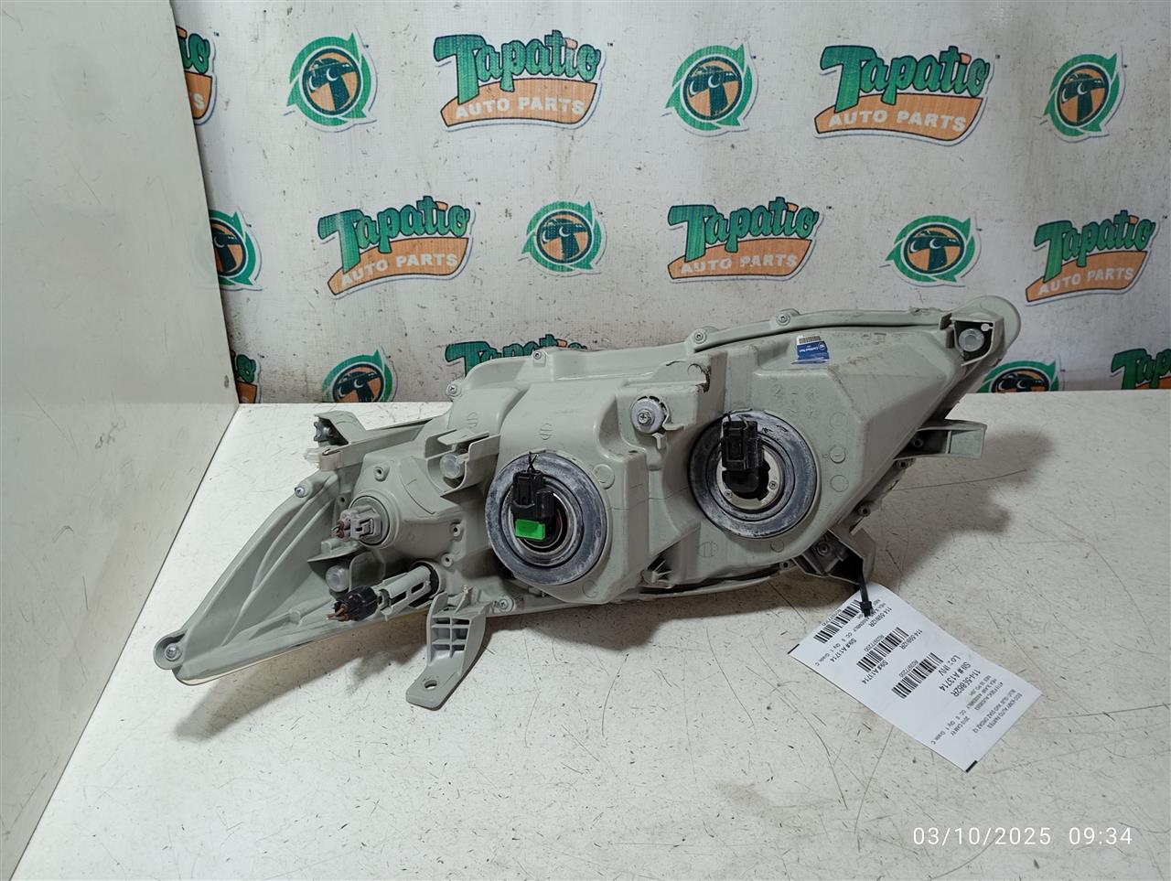 2010 Toyota CAMRY Headlamp Assembly