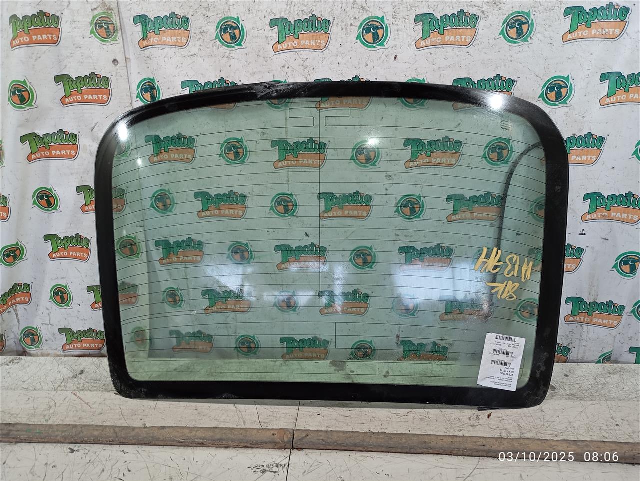 2010 Toyota CAMRY Back Glass