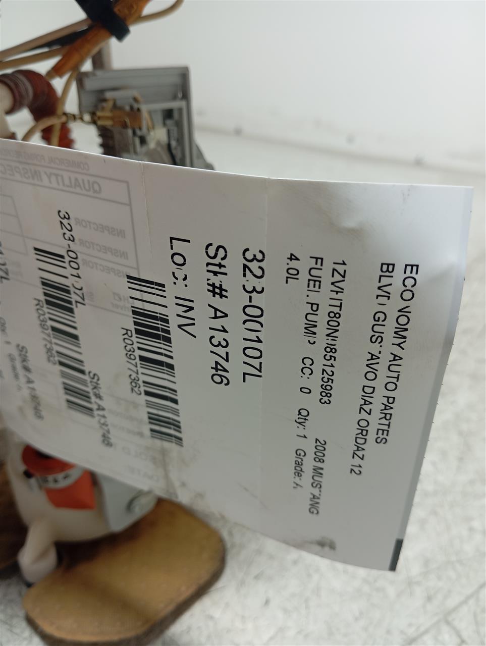 2008 Ford MUSTANG Fuel Pump
