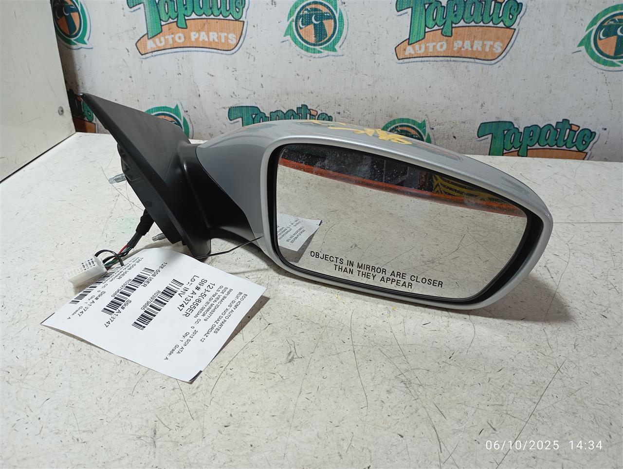 Used 2013 Hyundai SONATA Side View Mirror - Stock #A13747