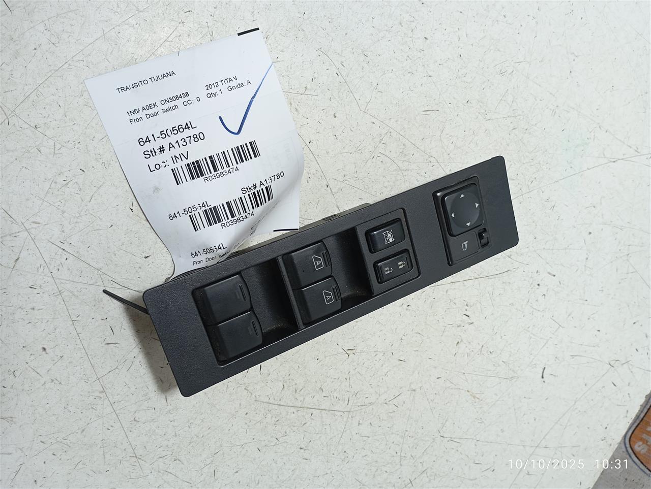 Used 2012 Nissan TITAN lock and window - Stock #A13780