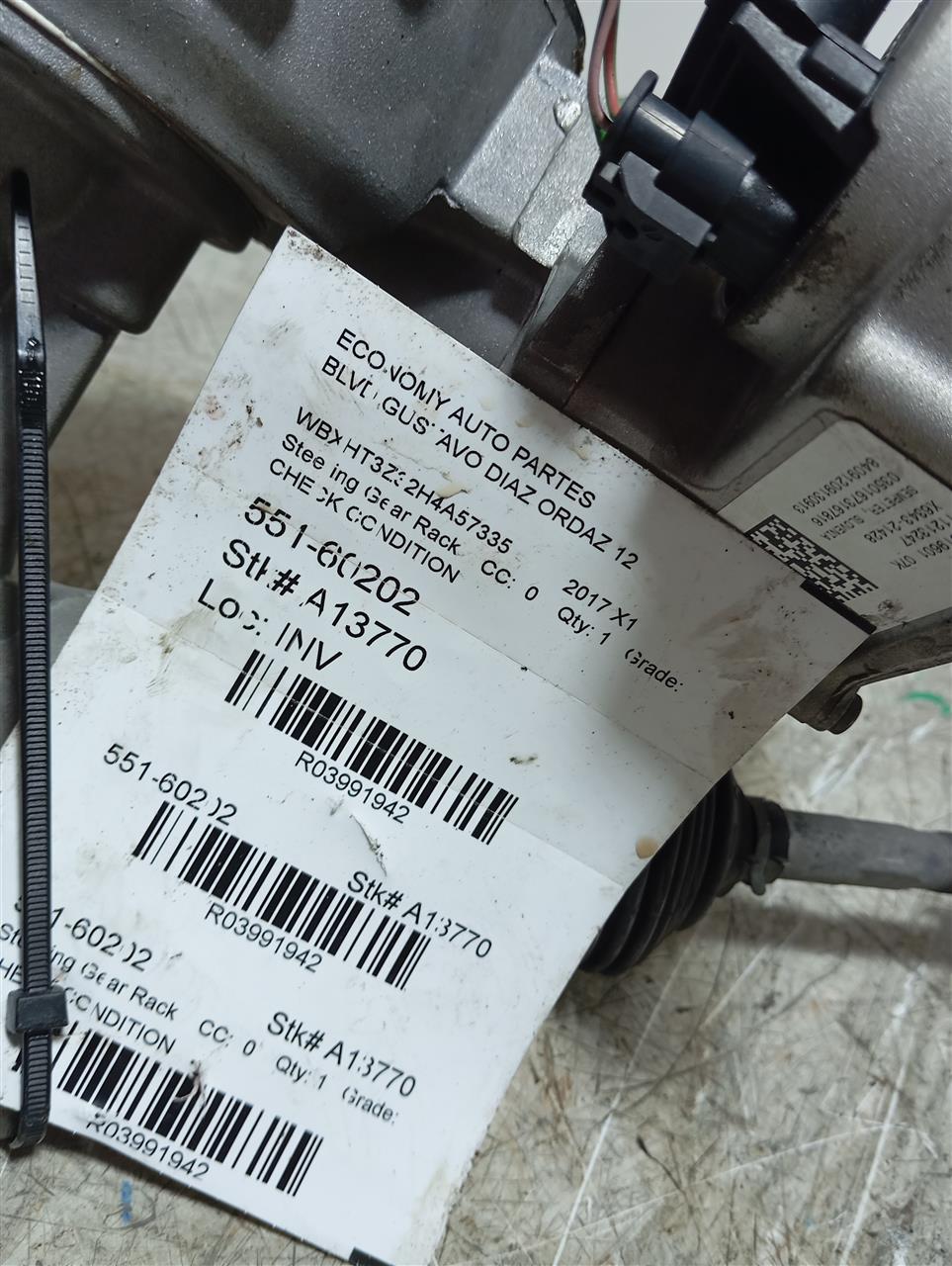 2017 BMW BMW X1 Steering Gear Rack