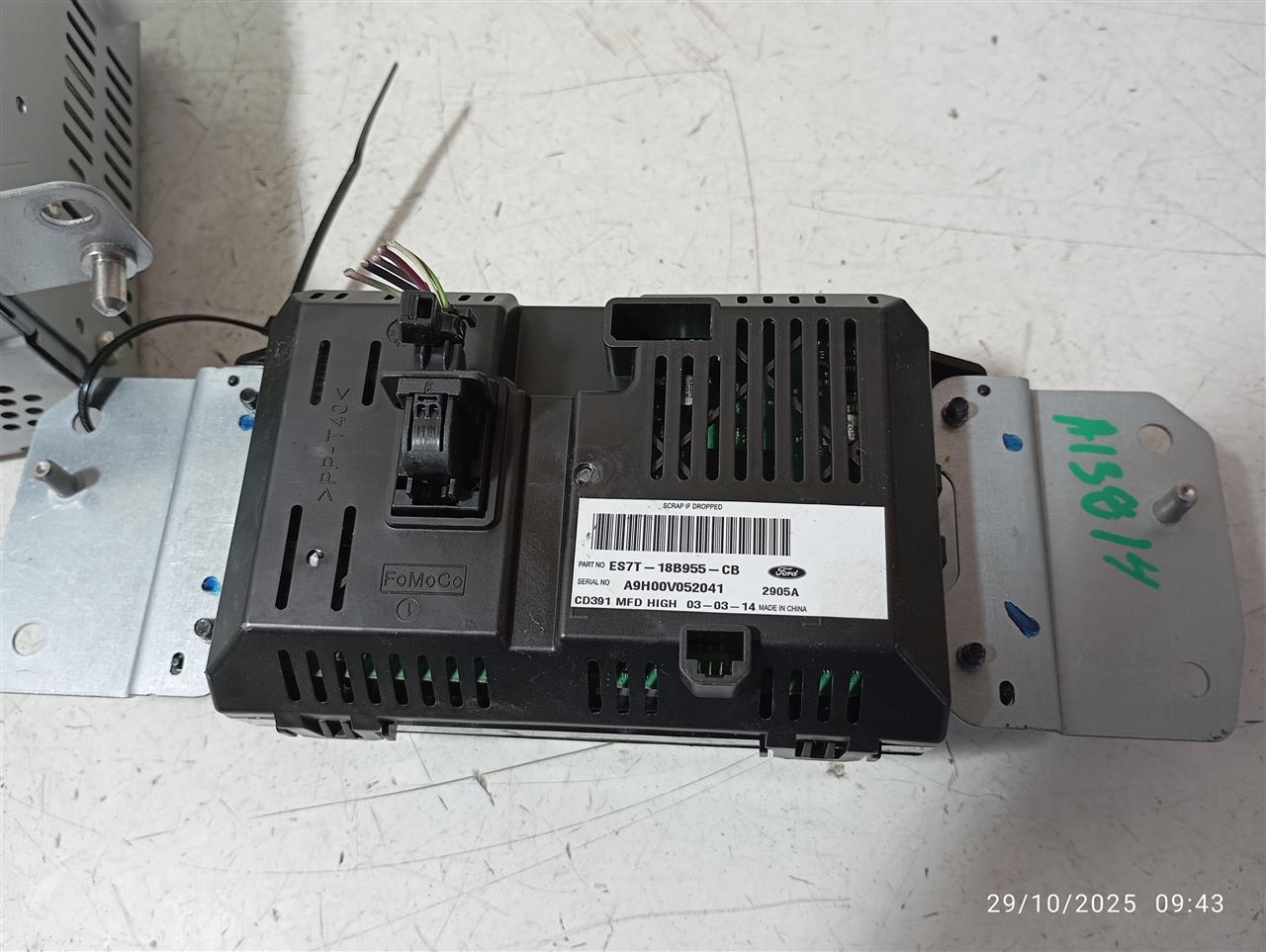 Used 2014 Ford FUSION (ID DS7T-19C107-CC thru CK) - Stock #A13814