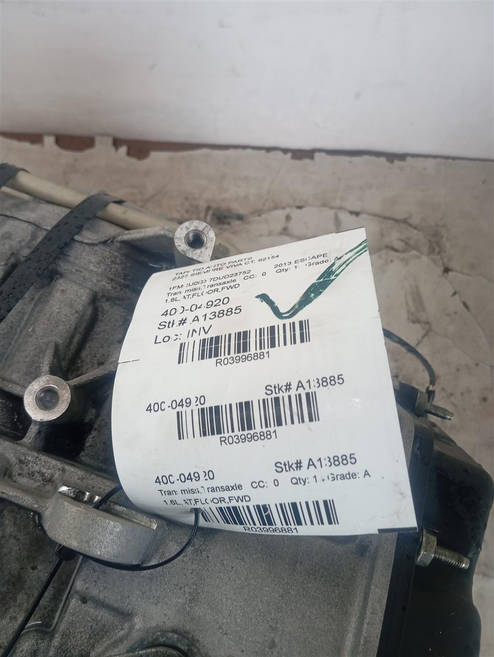 2013 Ford ESCAPE Transmiss,Transaxle