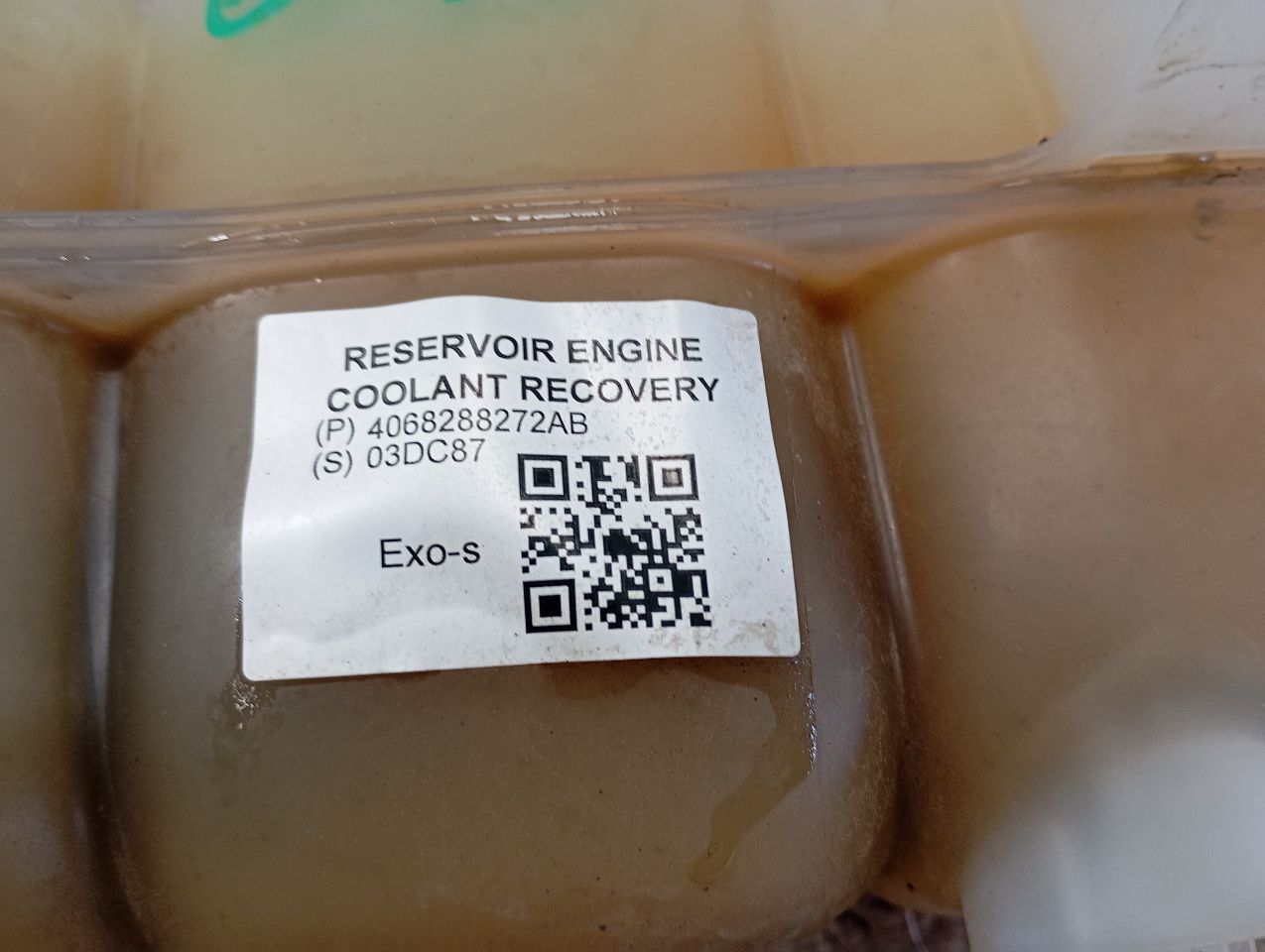 2020 Jeep CHEROKEE Coolant Reservoir