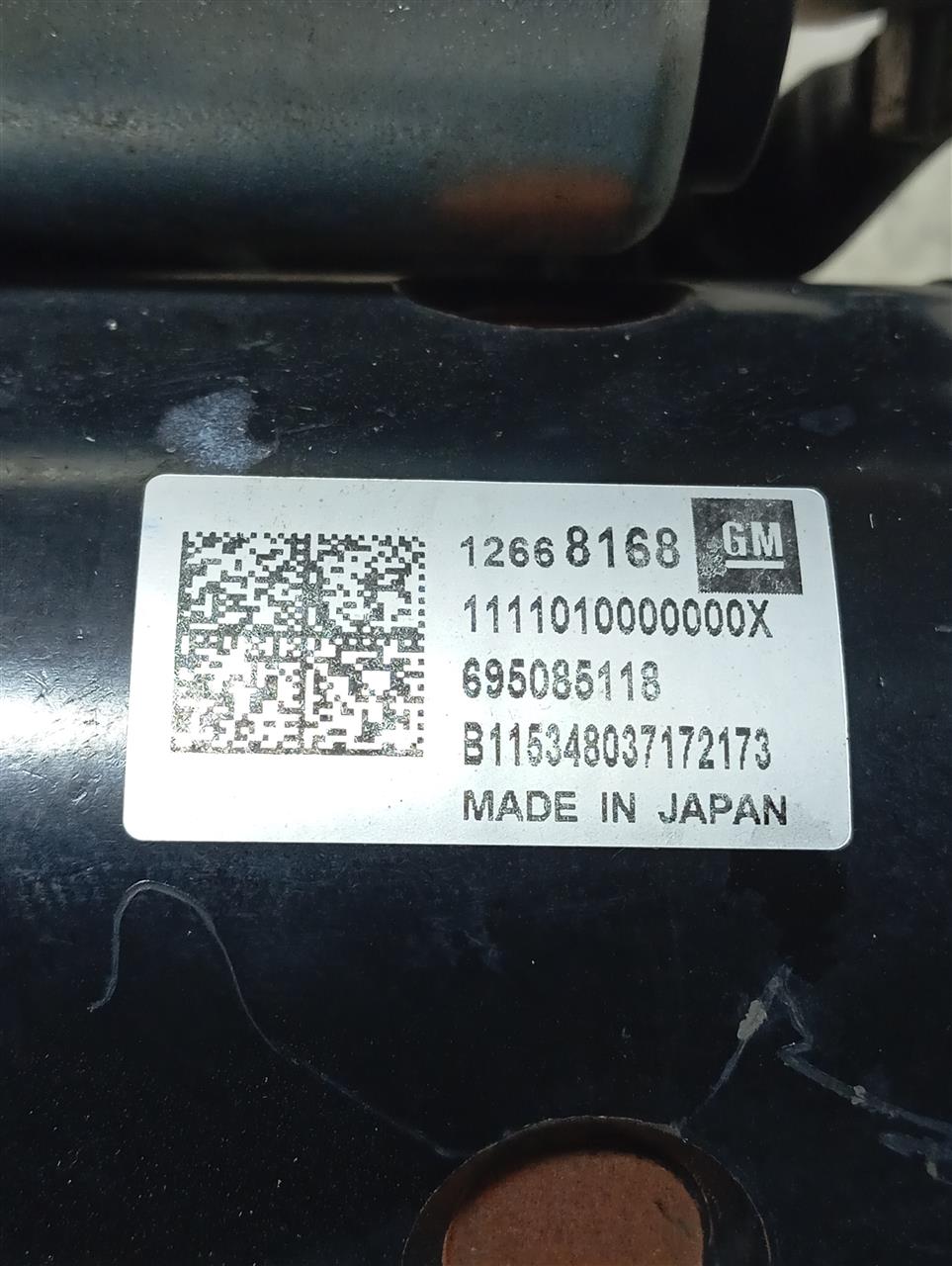 Used 2016 General Motors CRUZE Starter Motor - Stock #A13777