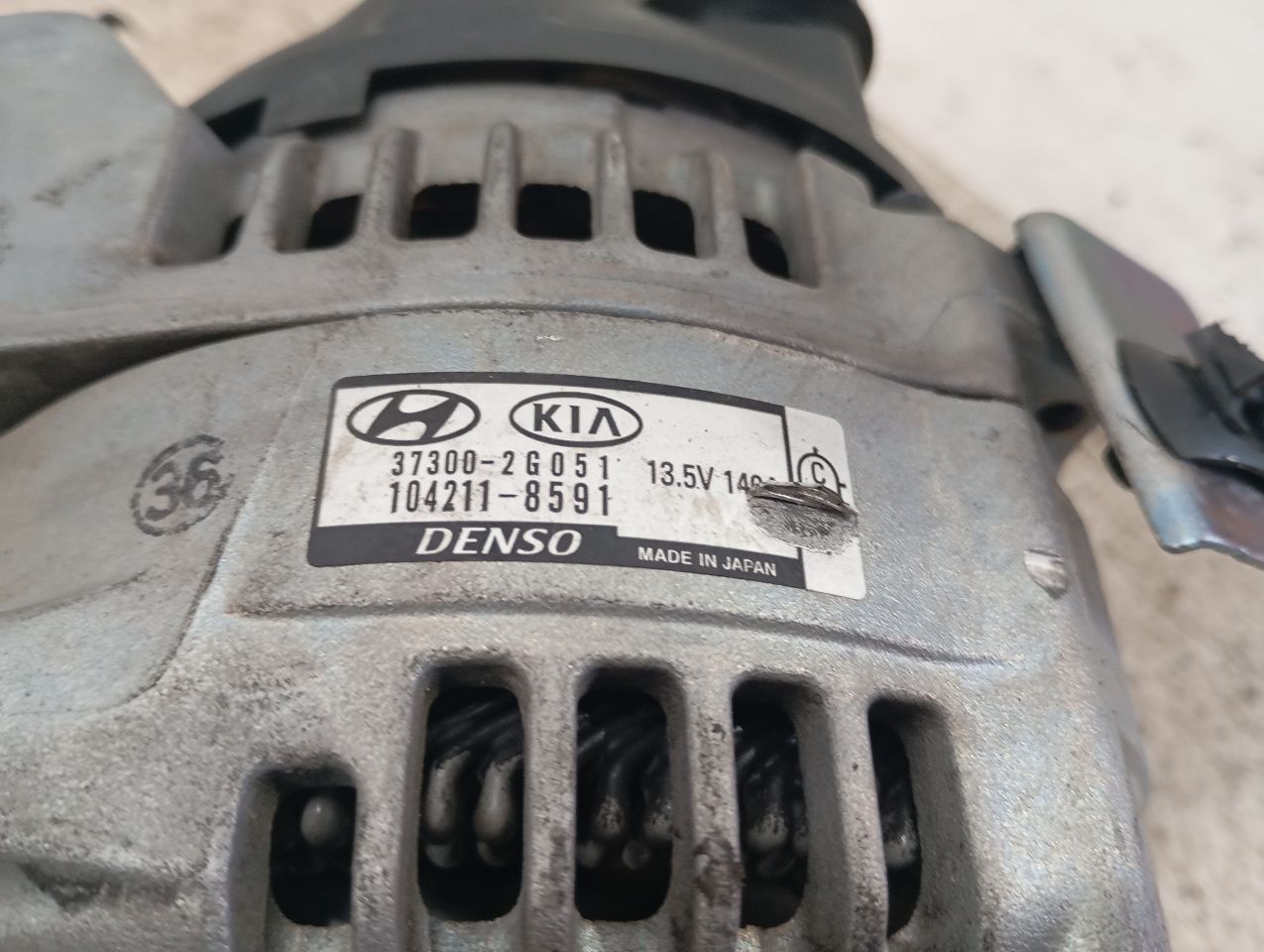 Used 2019 Hyundai TUCSON Alternator - Stock #H18758