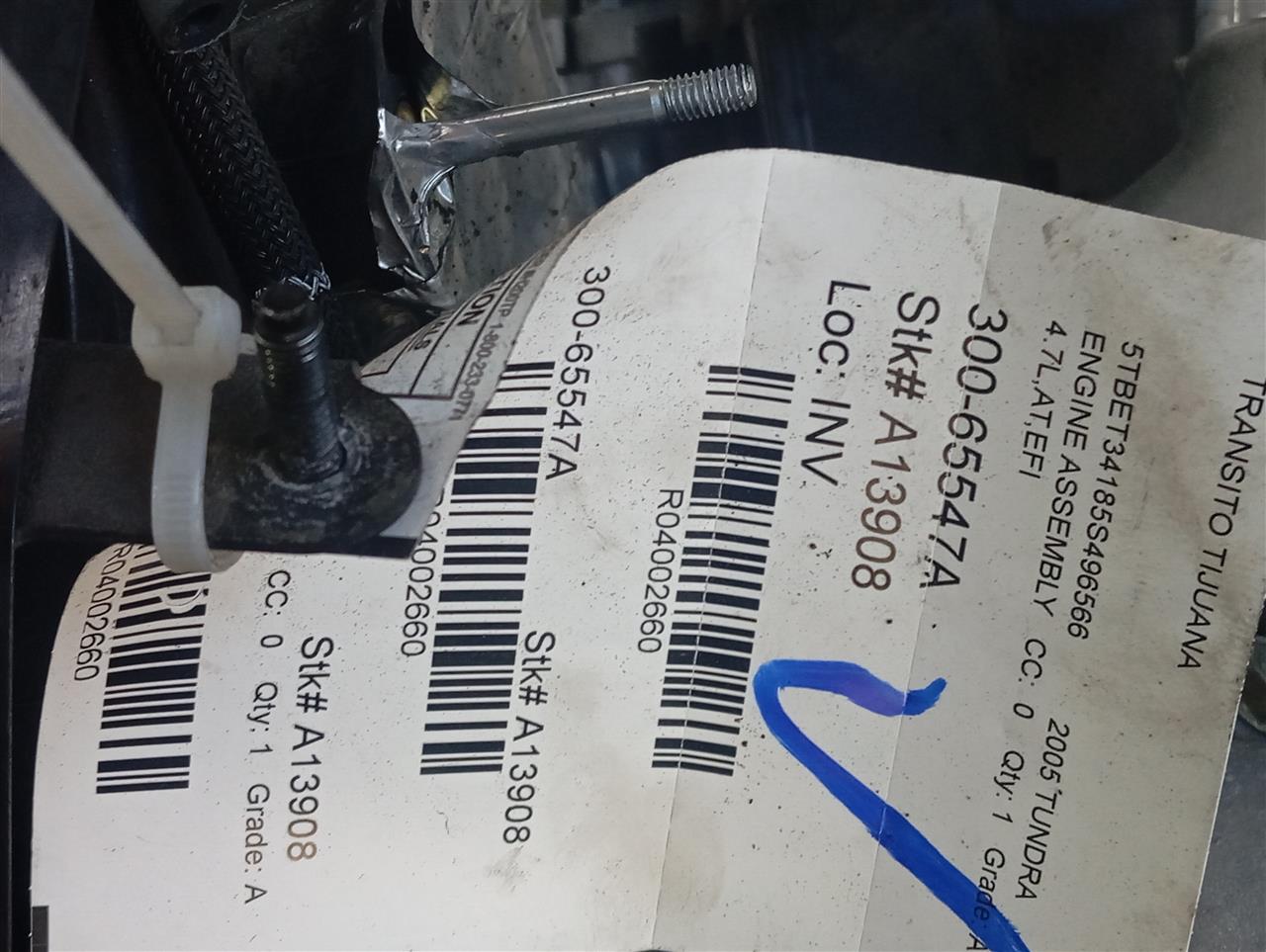 2005 Toyota TUNDRA Engine Assembly