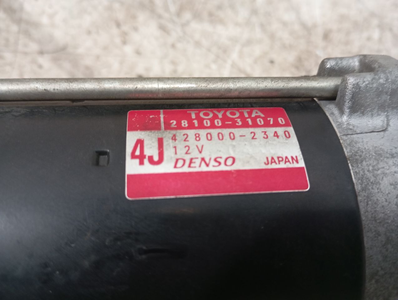 Used 2008 Lexus LEXUS IS250 Starter Motor - Stock #H18793