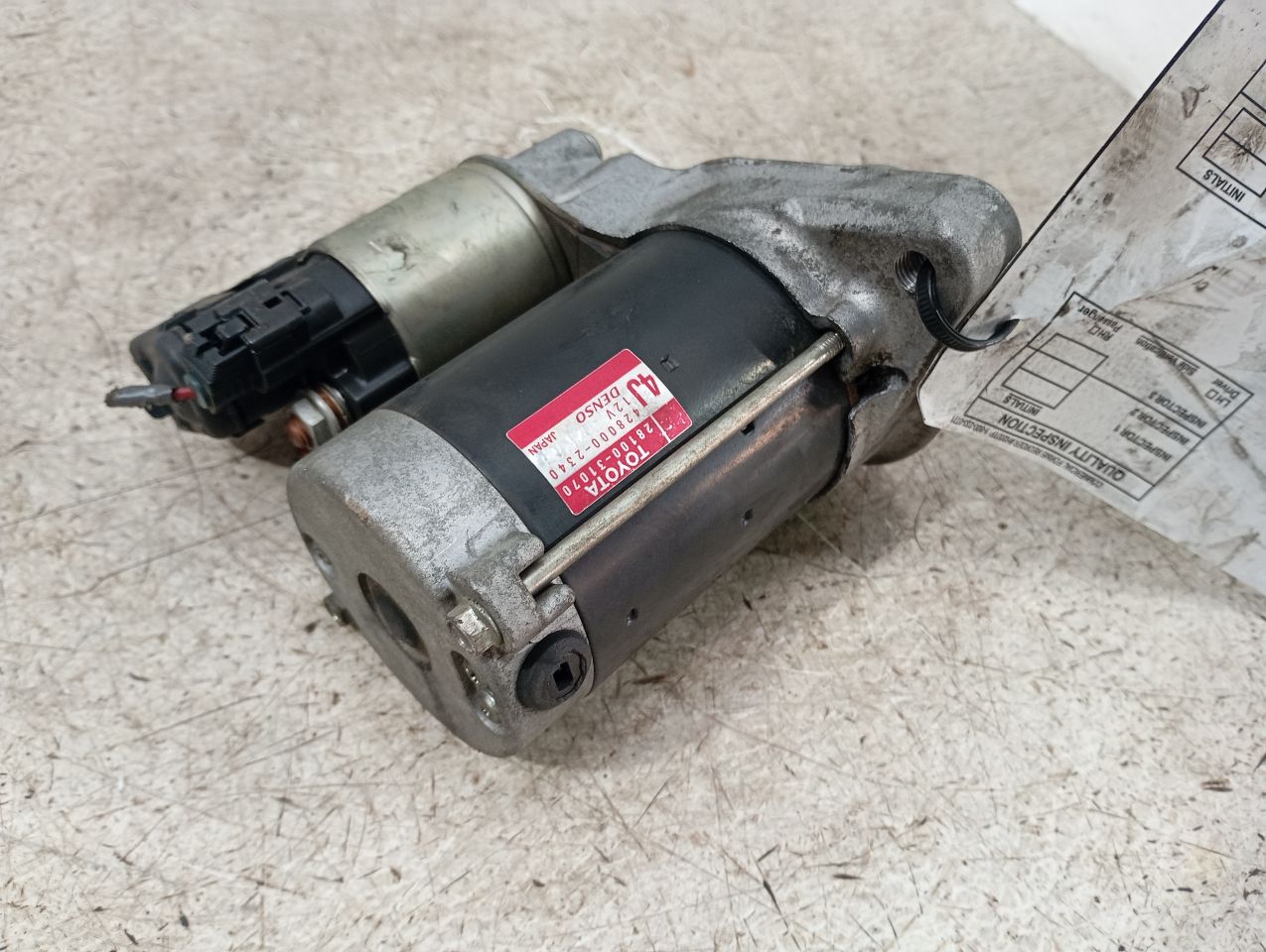 Used 2008 Lexus LEXUS IS250 Starter Motor - Stock #H18793