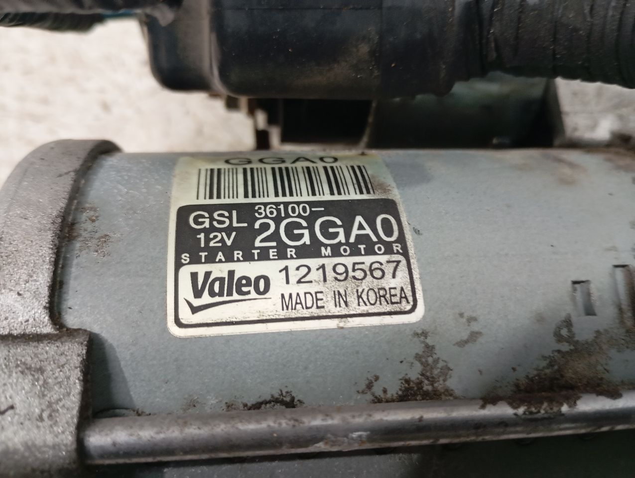 Used 2019 Hyundai SANTA FE Starter Motor - Stock #H18820