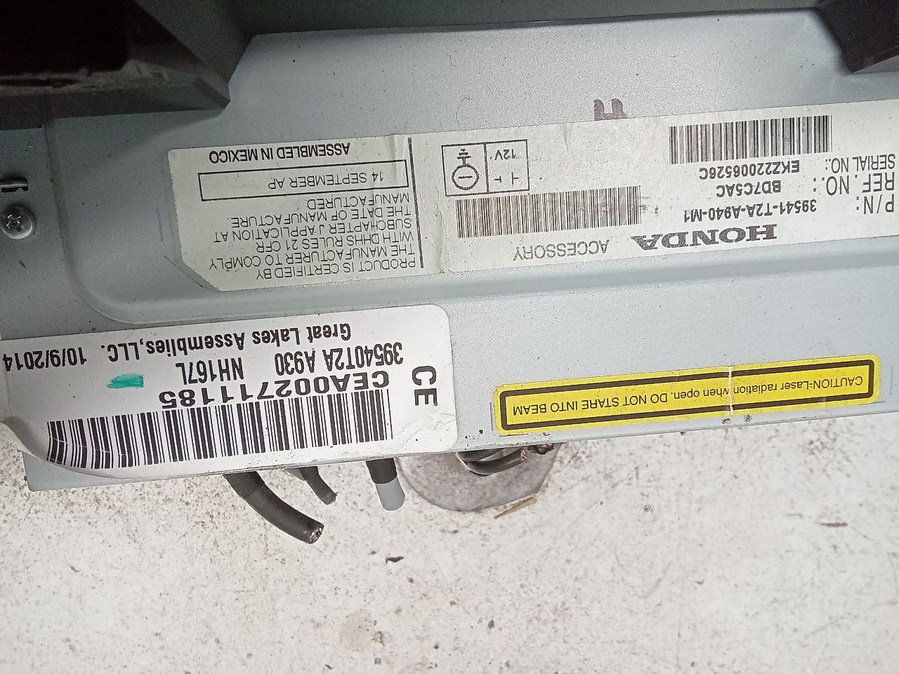 Used 2015 Honda ACCORD EX-L (leather) - Stock #H18834