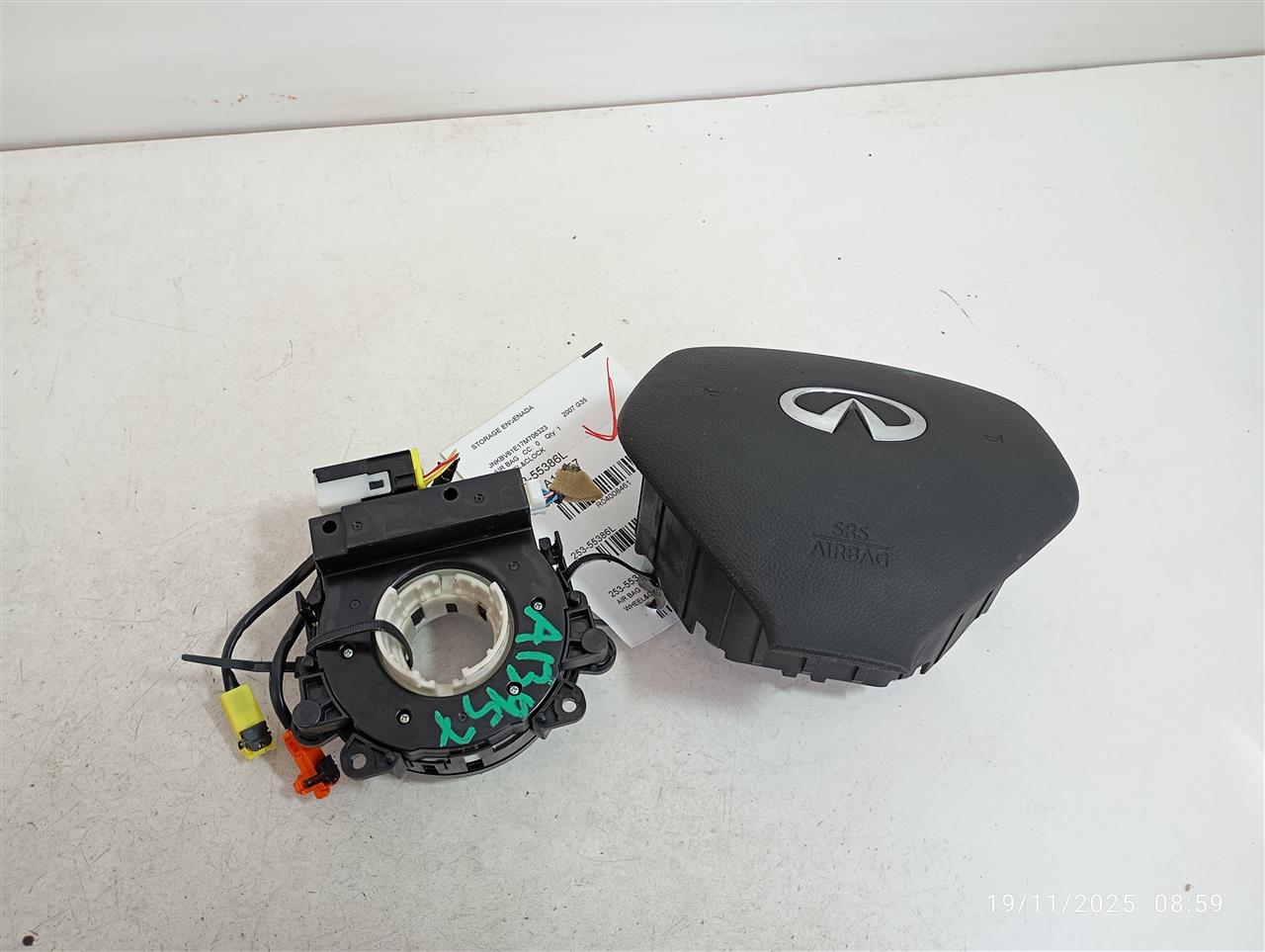 2007 Infiniti INFINITI G35 Air Bag