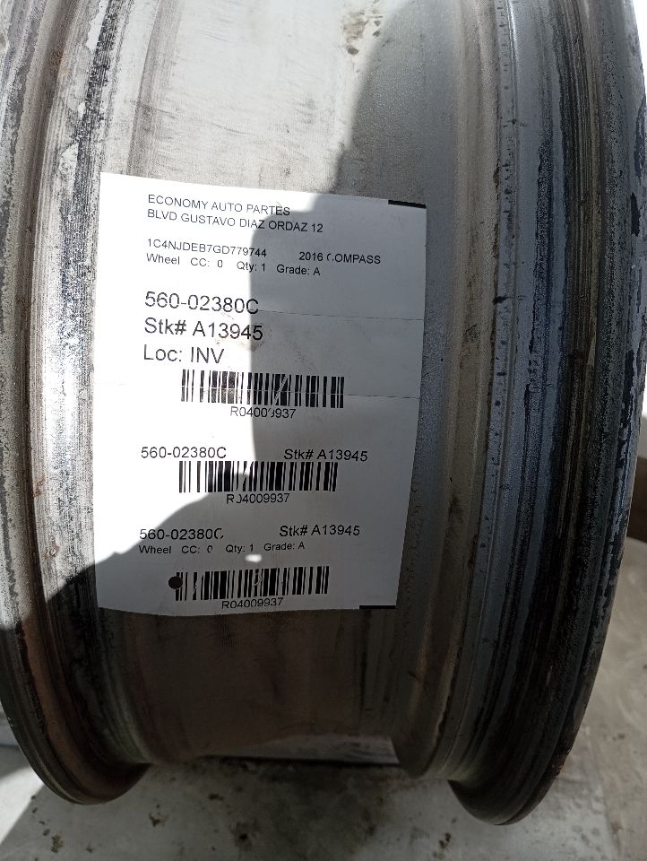 2016 Chrysler COMPASS Wheel