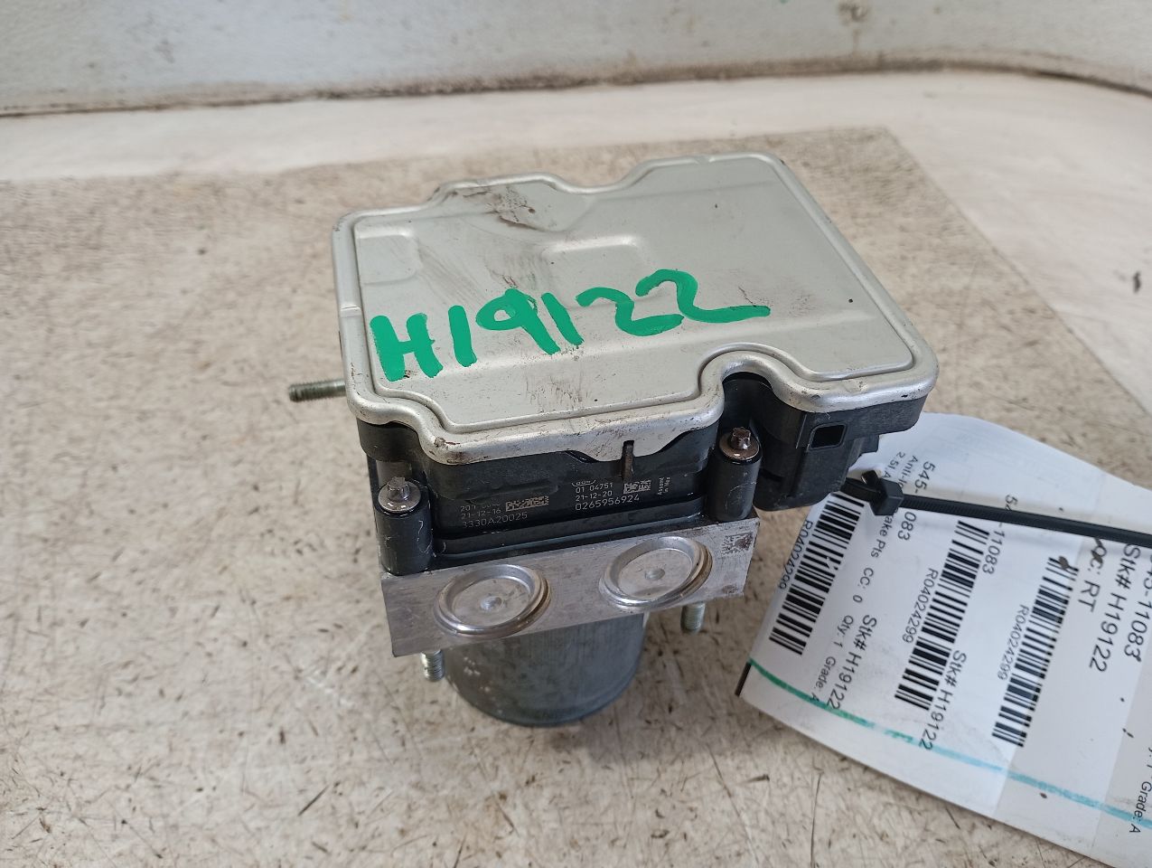 2022 Nissan ALTIMA Anti-lock Brake Pts