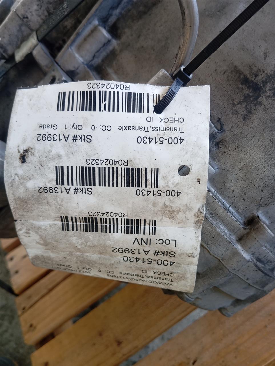 2012 Volkswagen GOLF GTI Transmiss,Transaxle