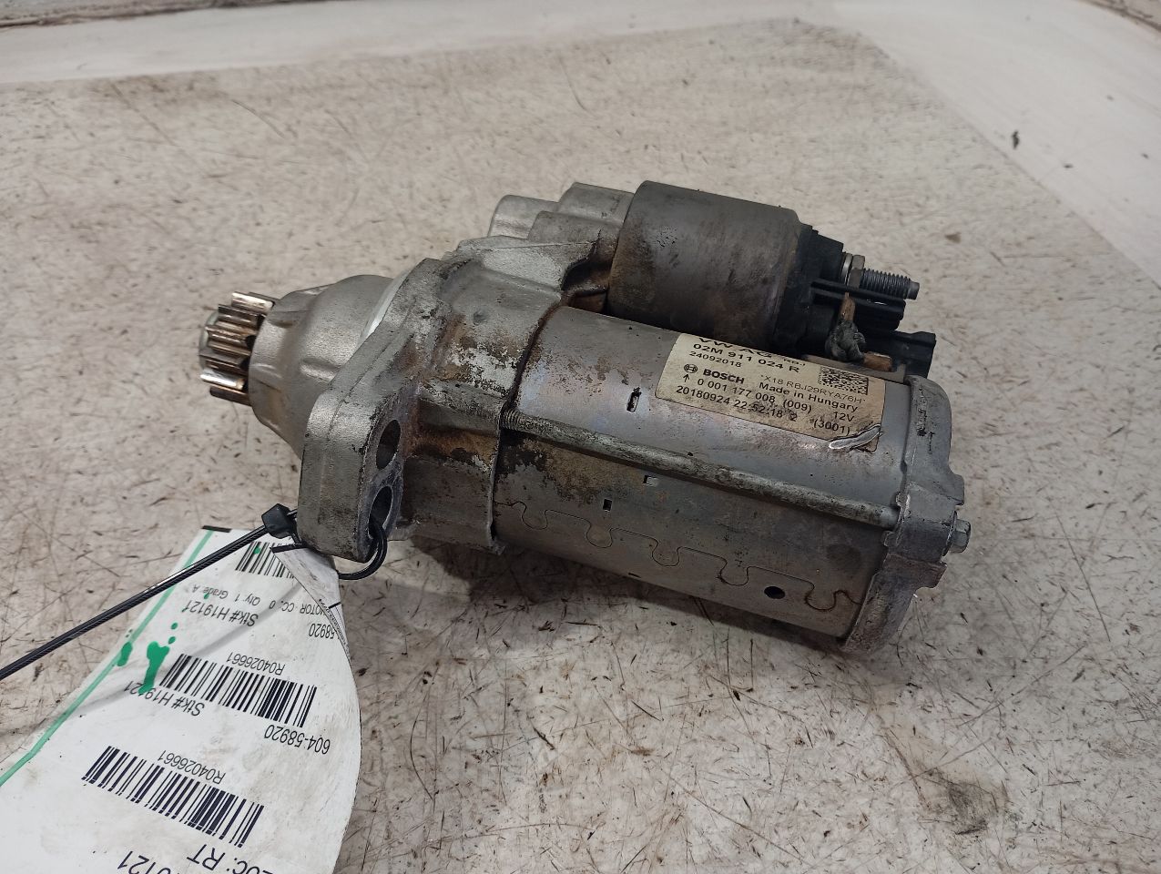 Used 2019 Volkswagen PASSAT Starter Motor - Stock #H19121